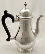 Elizabeth II Silver Bachelor's Coffee Pot. Birmingham 1973 Barker Ellis Silver Co. 12.7 troy ounces.