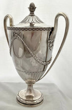 Georgian, George III, Silver Cup & Cover. London 1779 Wakelin & Taylor. 47.9 troy ounces.