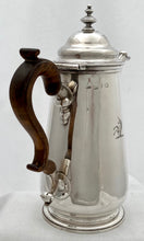 Georgian, George II, Silver Coffee Pot, London 1744 Richard Bayley. 27 troy ounces.
