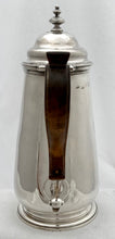 Georgian, George II, Silver Coffee Pot, London 1744 Richard Bayley. 27 troy ounces.