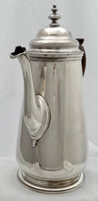 Georgian, George II, Silver Coffee Pot, London 1744 Richard Bayley. 27 troy ounces.