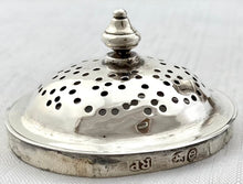 Georgian, George IV, Silver Pounce Pot. London 1820 Robert Peppin. 2.3 troy ounces.