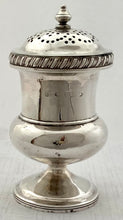 Georgian, George IV, Silver Pounce Pot. London 1820 Robert Peppin. 2.3 troy ounces.