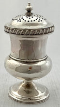 Georgian, George IV, Silver Pounce Pot. London 1820 Robert Peppin. 2.3 troy ounces.