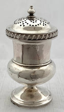 Georgian, George IV, Silver Pounce Pot. London 1820 Robert Peppin. 2.3 troy ounces.