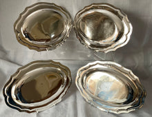 Berkeley of Spetchley Park, Set of Four Silver Meat Plates with George III Cypher. London 1766 John Parker I & Edward Wakelin. 70 troy ounces.