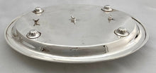 Victorian Silver Plated Desk Stand of Harrogate & Philanthropic Interest, circa 1865.