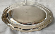 Berkeley of Spetchley Park, Set of Four Silver Meat Plates with George III Cypher. London 1766 John Parker I & Edward Wakelin. 70 troy ounces.