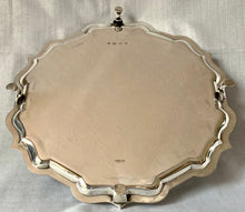 Air Vice Marshal J. E. Johnson, RAF WW2 Fighter Ace, Silver Salver. London 1962 Garrard & Co. Ltd. 39.8 troy ounces.