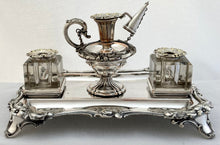 William IV Old Sheffield Plate Inkstand. H. Wilkinson & Co. of Sheffield, circa 1835 - 1840.