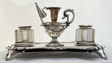 William IV Old Sheffield Plate Inkstand. H. Wilkinson & Co. of Sheffield, circa 1835 - 1840.