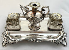 William IV Old Sheffield Plate Inkstand. H. Wilkinson & Co. of Sheffield, circa 1835 - 1840.