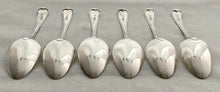 Georgian, George III, Six Silver Tablespoons. London 1797 Eley & Fearn. 15 troy ounces.