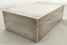 Brigadier Mark Sykes MC CBE Silver Cigarette Box. London 1962 Asprey & Co. Ltd