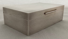 Brigadier Mark Sykes MC CBE Silver Cigarette Box. London 1962 Asprey & Co. Ltd