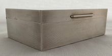 Brigadier Mark Sykes MC CBE Silver Cigarette Box. London 1962 Asprey & Co. Ltd