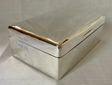 Asprey, George V, Silver Cigarette Box. London 1924 Asprey & Co. Ltd. Hatton Castle, Seat of the Duff Family.