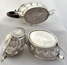 Georgian, George III,  Silver Tea Set. London 1802 Solomon Hougham. 32.9 troy ounces.