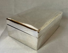 Asprey, George V, Silver Cigarette Box. London 1924 Asprey & Co. Ltd. Hatton Castle, Seat of the Duff Family.
