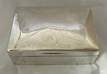 Asprey, George V, Silver Cigarette Box. London 1924 Asprey & Co. Ltd. Hatton Castle, Seat of the Duff Family.