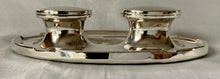 Asprey, George V, Silver Inkstand with Twin Inkwells. Birmingham 1914 Asprey & Co. Ltd.