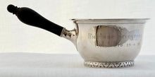 Danish 830 Silver Sauce Pot. Assay Marks for Christian Heise 1939.