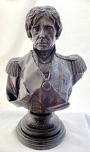 Bronzed Resin Bust of Vice-Admiral Horatio Nelson, After Fredericks.