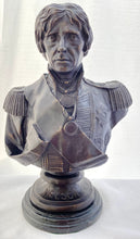 Bronzed Resin Bust of Vice-Admiral Horatio Nelson, After Fredericks.