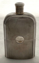 Leuchars of Piccadilly Victorian Silver Hip Flask. London 1866 Thomas Johnson I. 6.5 troy ounces.