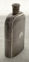 Leuchars of Piccadilly Victorian Silver Hip Flask. London 1866 Thomas Johnson I. 6.5 troy ounces.