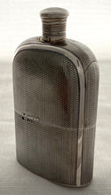 Leuchars of Piccadilly Victorian Silver Hip Flask. London 1866 Thomas Johnson I. 6.5 troy ounces.