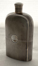 Leuchars of Piccadilly Victorian Silver Hip Flask. London 1866 Thomas Johnson I. 6.5 troy ounces.