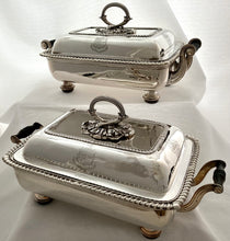 Admiral Robert Fanshawe Stopford, Pair of George III Silver Entree Dishes. London 1811 John Houle. 108 troy ounces.