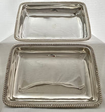 Admiral Robert Fanshawe Stopford, Pair of George III Silver Entree Dishes. London 1811 John Houle. 108 troy ounces.