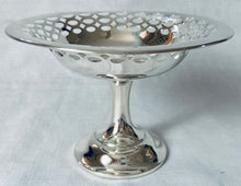 Asprey, Edwardian, Pierced Silver Pedestal Tazza. Birmingham 1907 Asprey & Co.