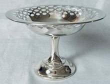 Asprey, Edwardian, Pierced Silver Pedestal Tazza. Birmingham 1907 Asprey & Co.