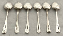 William IV Set of Six Silver Teaspoons. London 1835 John Brydie. 2.3 troy ounces
