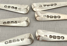 William IV Set of Six Silver Teaspoons. London 1835 John Brydie. 2.3 troy ounces