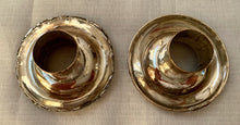Late Georgian Pair of Old Sheffield Plate Ornate Candlesticks, circa 1830.