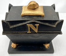 19th Century Napoleon's Tomb Metalware Inkstand.