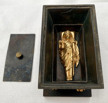 19th Century Napoleon's Tomb Metalware Inkstand.