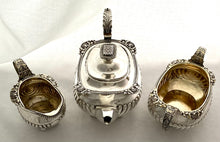 Georgian, George III, Silver Tea Set. London 1819 William Hall. 40 troy ounces.