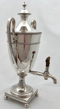 Georgian, George III, Neo Classical Silver Coffee Urn. London 1781 Charles Kandler II. 31.3 troy ounces.