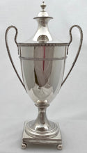 Georgian, George III, Neo Classical Silver Coffee Urn. London 1781 Charles Kandler II. 31.3 troy ounces.