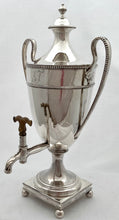 Georgian, George III, Neo Classical Silver Coffee Urn. London 1781 Charles Kandler II. 31.3 troy ounces.