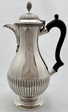 Victorian Silver Hot Water Jug. Birmingham 1883 Samuel Walton Smith. 15.7 troy ounces.