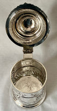 Georgian, George I, Silver Lidded Quart Tankard. London 1724 Richard Bayley. 25.5 troy ounces.