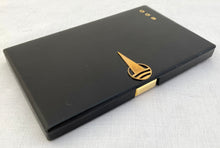 Art Deco Leather Cigarette Case. Asprey of London.
