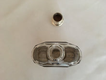 Asprey silver and cut glass hip flask. London 1906 Charles & George Asprey