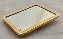 George V Silver Gilt Travel Vanity Mirror. London 1919 Asprey & Co. Ltd.